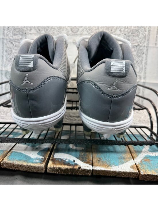 Nike Air Jordan 11 Retro Low TD Football Cleats Cool Wolf Grey AO1560-003 Men 12 main image 10